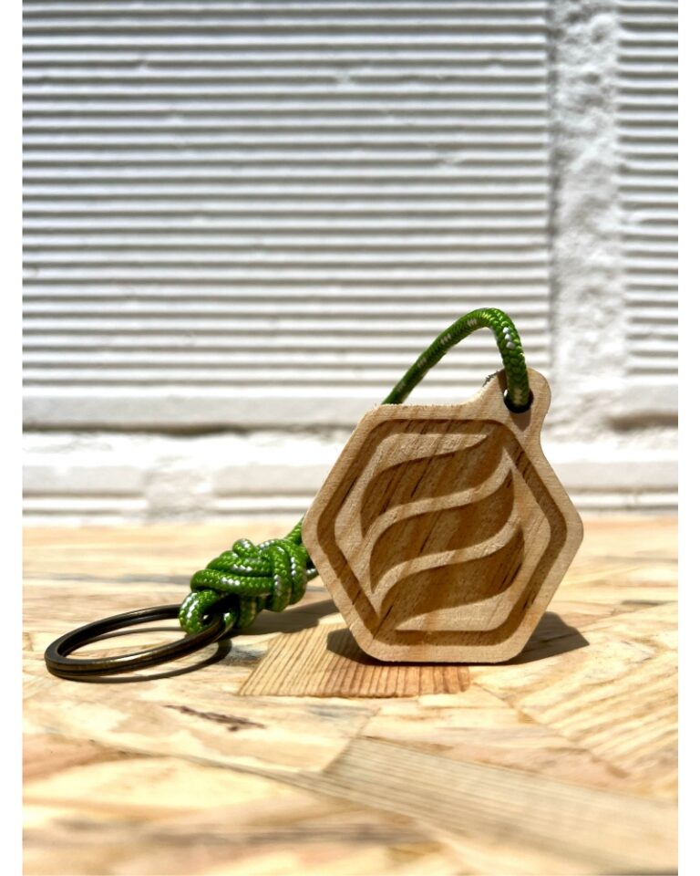 Adrenagliss - Porte clé bois - Pure – Vert