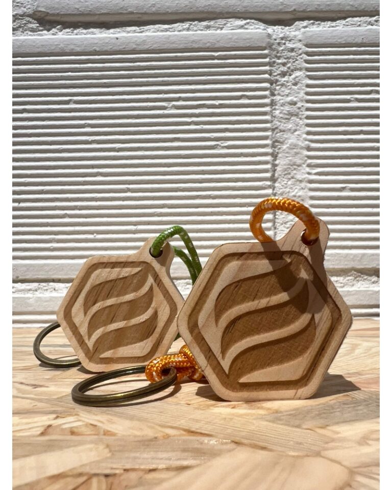 Adrenagliss - Porte clé bois - Pure – Vert