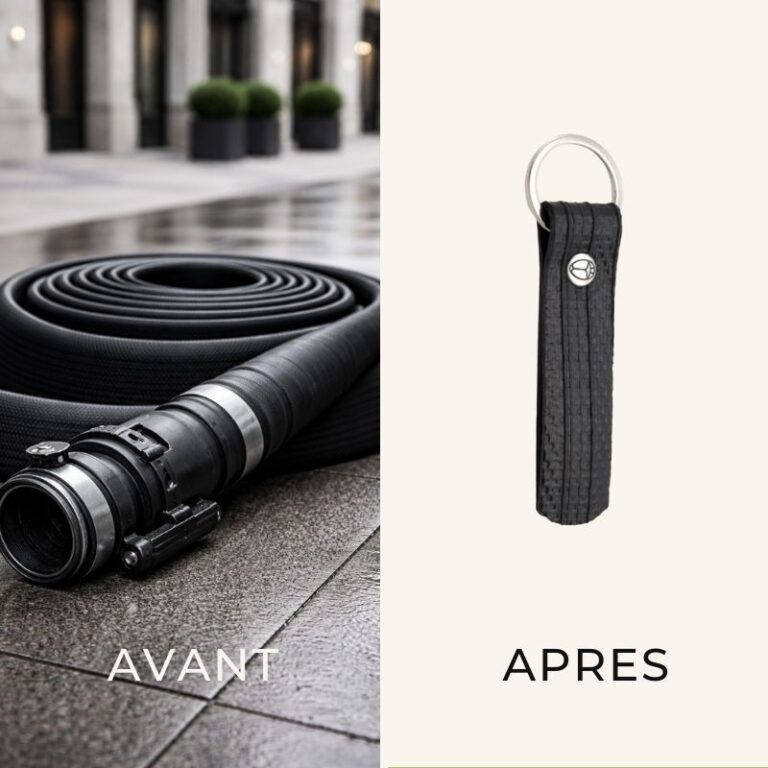 SAINT LAZARE - Porte clés lance à incendie noir – Noir