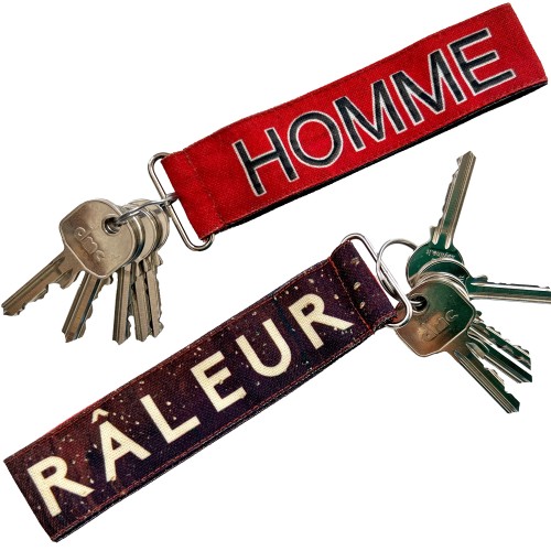MARON BOUILLIE - Porte-clés "Homme Râleur"