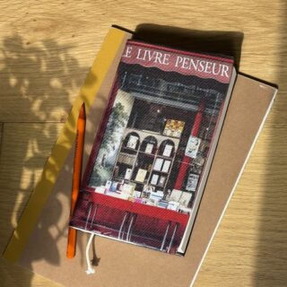 Maron Bouillie - Protège livre Le livre penseur