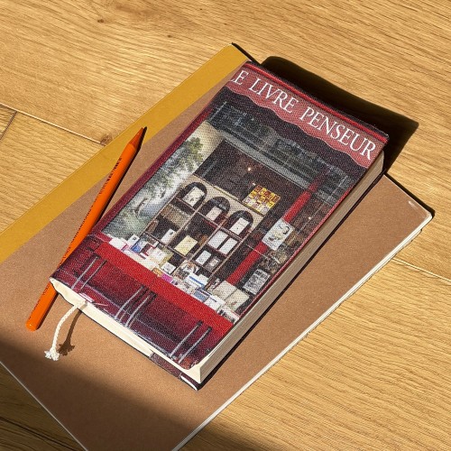 MARON BOUILLIE - Protège livre Le livre penseur