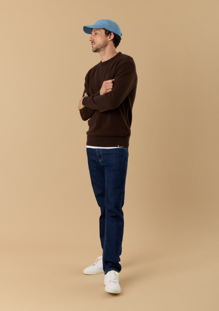 Montlimart - PULL MILO MARRON FONDANT