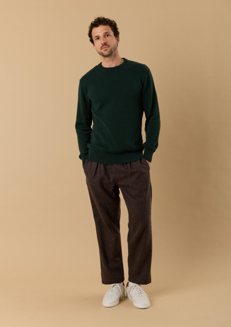 Montlimart - PULL MILO VERT OMBRE