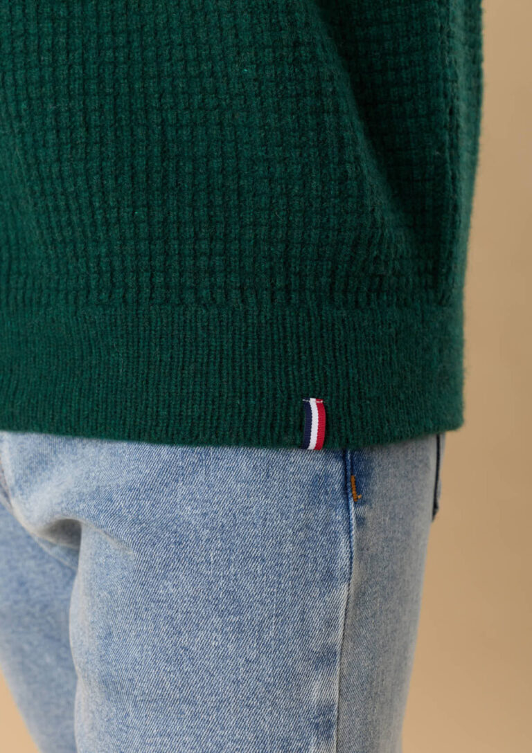 Montlimart - PULL ORIGINE VERT OMBRE