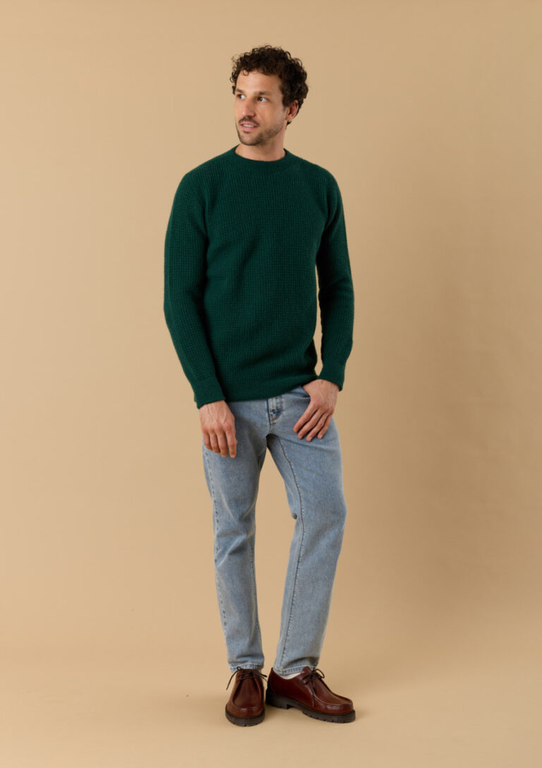Montlimart - PULL ORIGINE VERT OMBRE