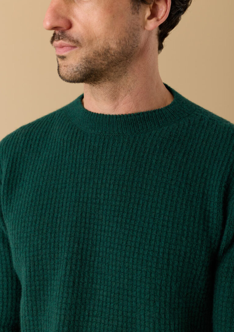 pull origine vert ombre Montlimart - PULL ORIGINE VERT OMBRE