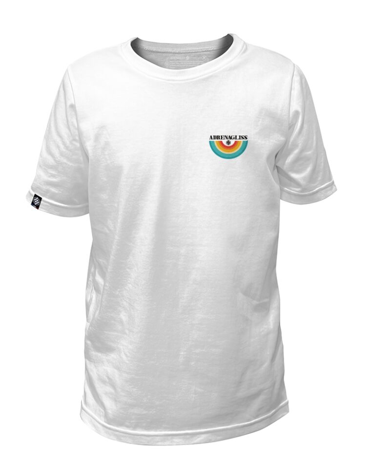 Adrenagliss - Rainbow - TEE SHIRT ENFANT FABRIQUÉ EN FRANCE EN COTON BIO – Gris chiné