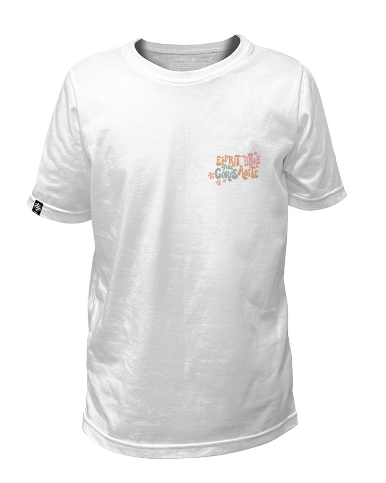 Adrenagliss - RETRO - TEE SHIRT ENFANT FABRIQUÉ EN FRANCE EN COTON BIO – Gris chiné