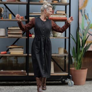 Quintessence - Robe Pauline — Jean noir
