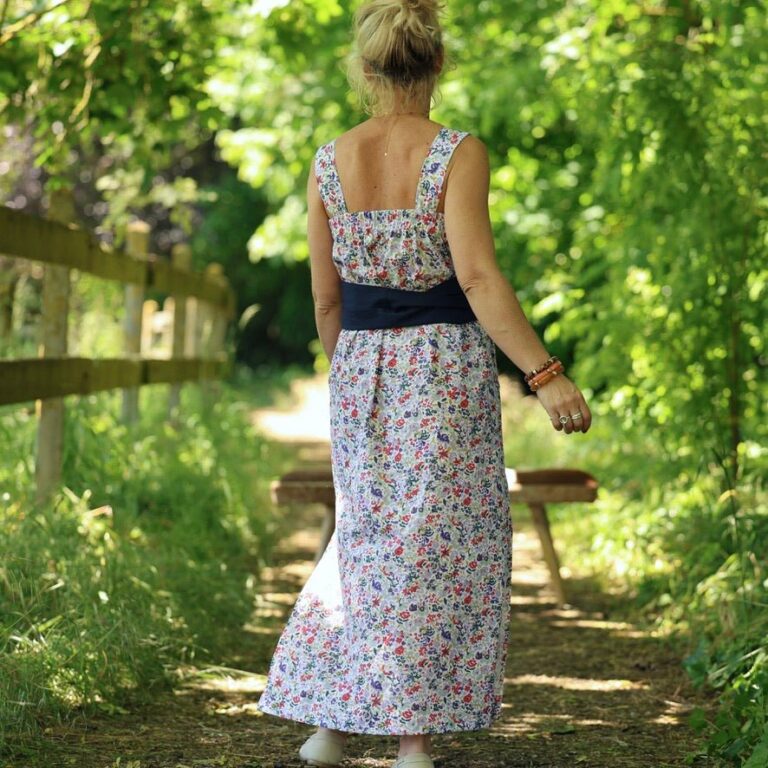 Quintessence - Robe Sybille — Coton bouquet andalou – XXXL