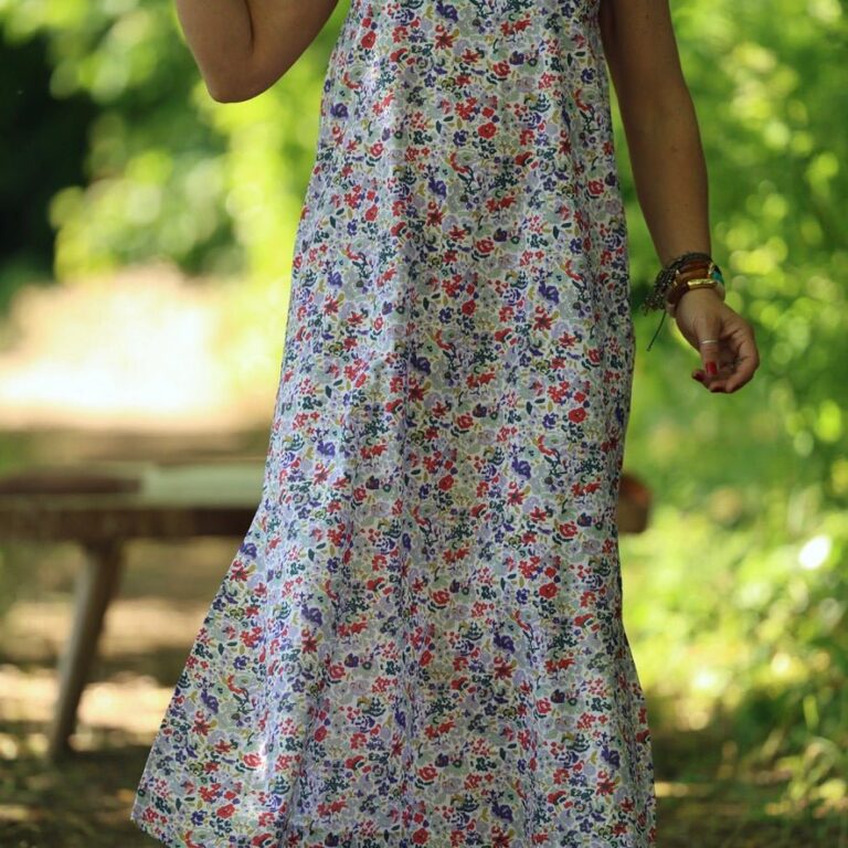 Quintessence - Robe Sybille — Coton bouquet andalou – XXXL