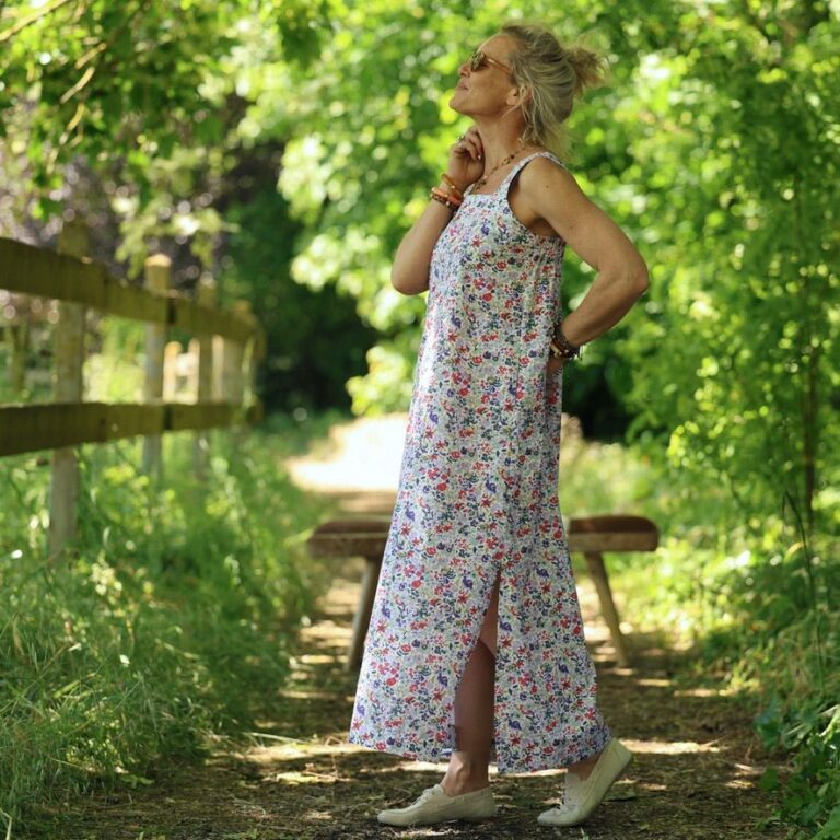 Quintessence - Robe Sybille — Coton bouquet andalou – XXXL