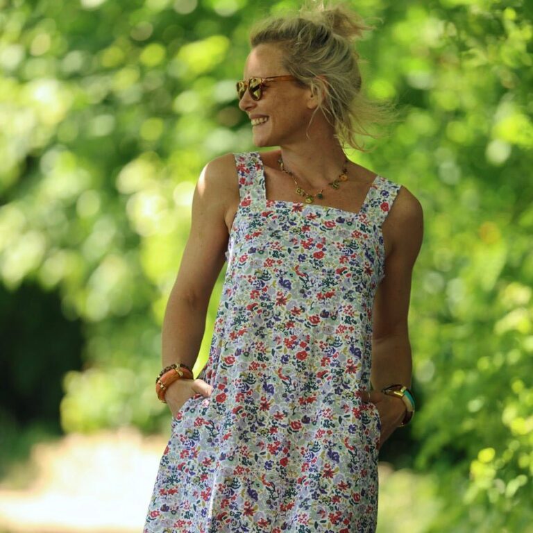 Quintessence - Robe Sybille — Coton bouquet andalou – XXXL