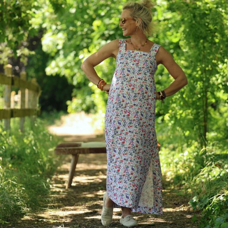 Quintessence - Robe Sybille — Coton bouquet andalou – XXXL