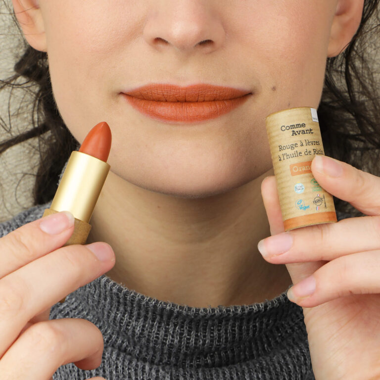 Comme Avant - Rouge à lèvres à l’huile de ricin - Version 1 – 1 rouge à lèvres - 4g / Orange Ambré