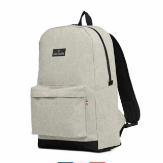 Sac à dos Made in France – Jules gris vert par la marque SAINT LAZARE SAINT LAZARE - Sac à dos Made in France – Jules gris vert