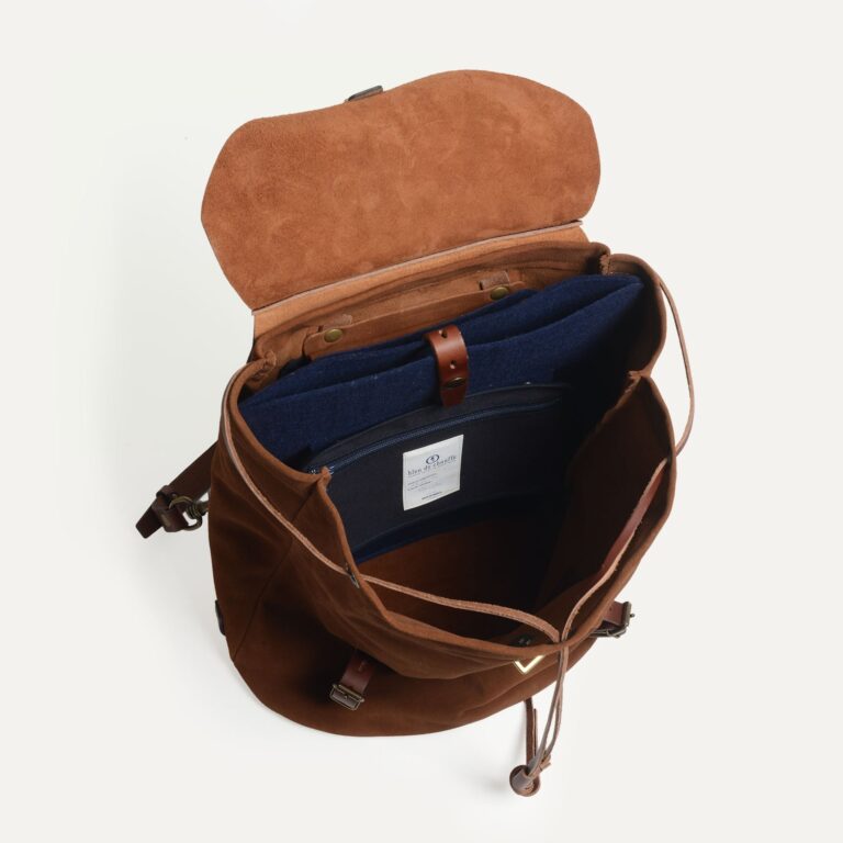 Bleu De Chauffe - Sac à dos Zibeline - Brun fauve