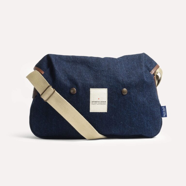 Bleu De Chauffe - Sac besace Léon - Denim