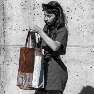 Sac Bois – passage du temps par la marque Maron Bouillie Maron Bouillie - Sac Bois – passage du temps