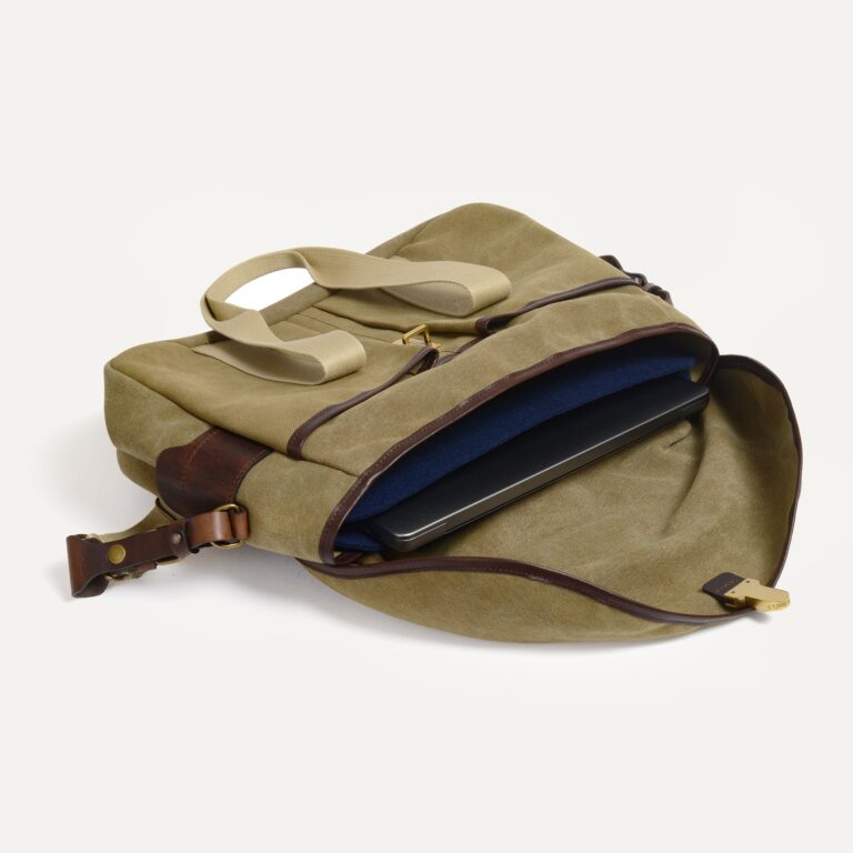 Bleu De Chauffe - Sac business Musette - Kaki US Stonewashed