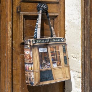 Sac Cabas le chocolatier de Paris par la marque Maron Bouillie Maron Bouillie - Sac Cabas le chocolatier de Paris