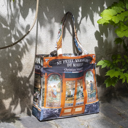 MARON BOUILLIE - Sac Cabas Paris Boulangerie "Au petit Versailles du marais"