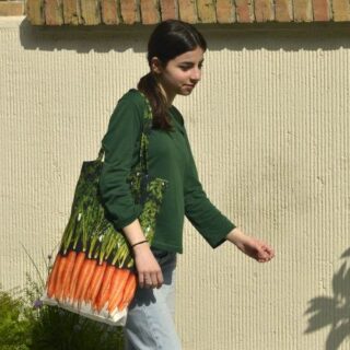 Maron Bouillie - Sac de shopping Carottes