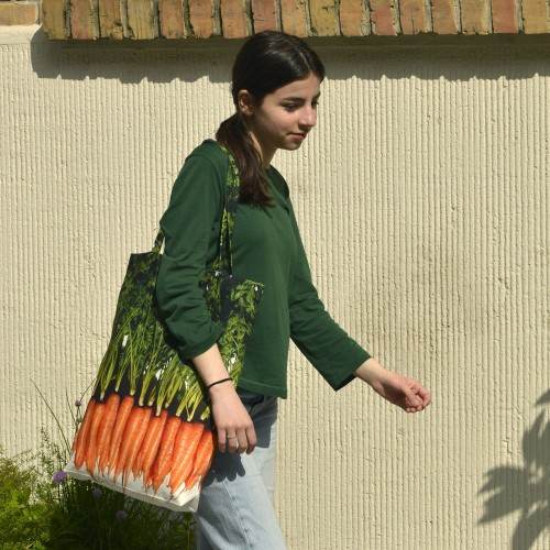 sac de course carottes MARON BOUILLIE - Sac de shopping Carottes