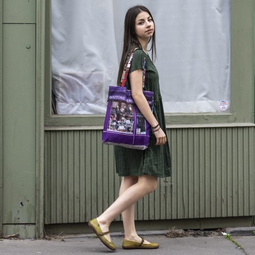 MARON BOUILLIE - Tote bag Paris Mercerie Au mètre à ruban