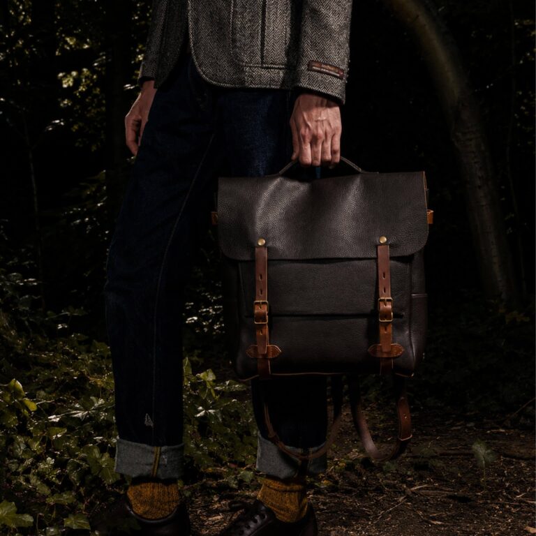 Bleu De Chauffe - Sac Postier Eclair L - Marron Brun