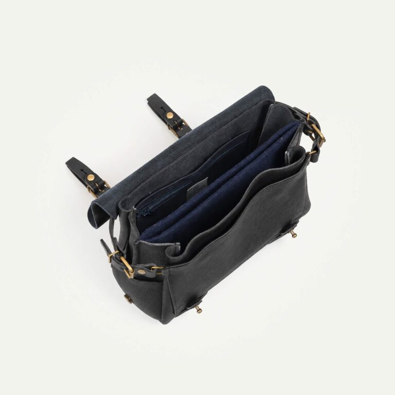 Bleu De Chauffe - Sac Postier Eclair S - Noir