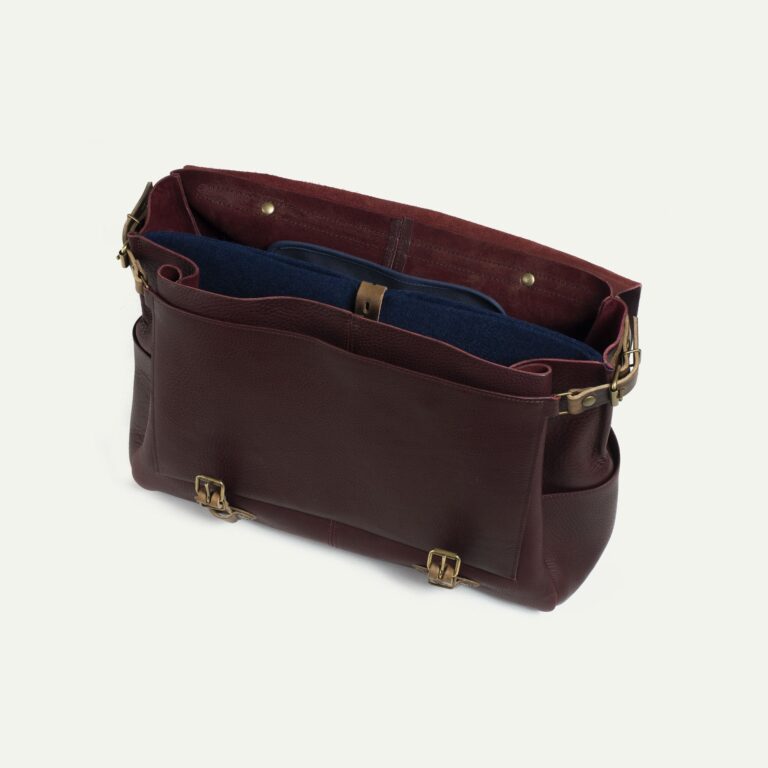 Bleu De Chauffe - Sac Postier Eclair M - Tourbe