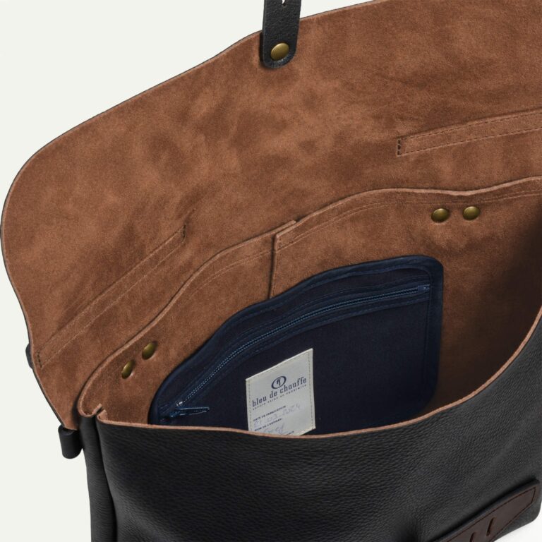 Bleu De Chauffe - Sac Postier Lazard - Marron brun