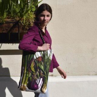 Maron Bouillie - Sac de shopping Légumes de Juin