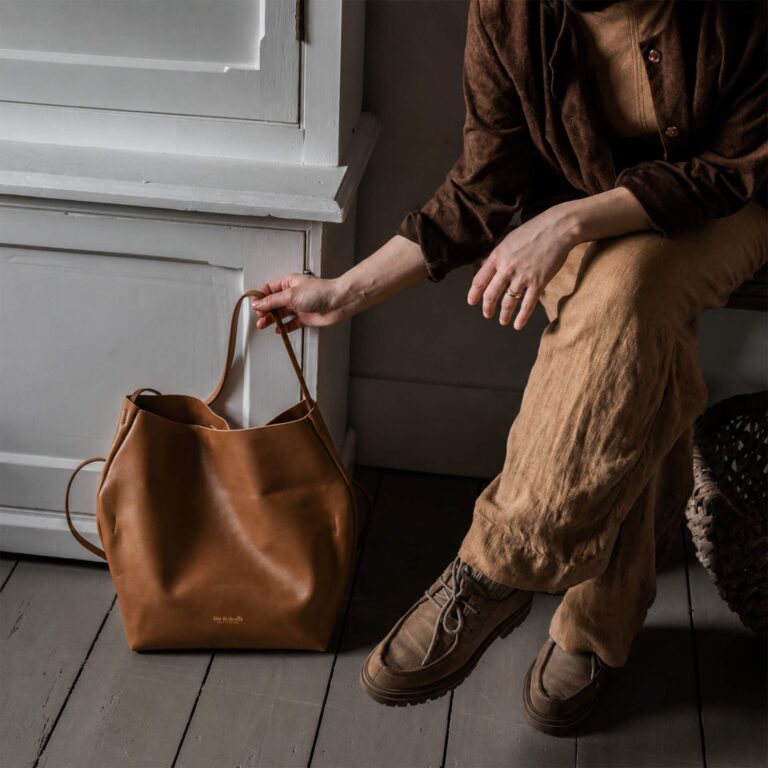 Bleu De Chauffe - Sac souple double porté Mission - Camel
