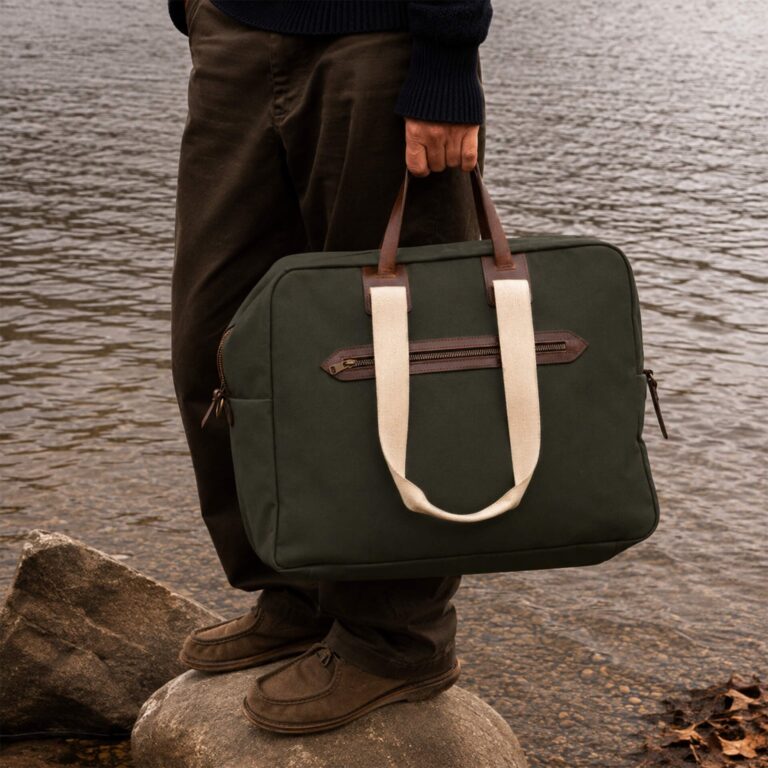 Bleu De Chauffe - Sac voyage aviateur Missak - Kaki BM