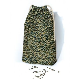 Sachet de rangement Lentilles vertes par la marque Maron Bouillie Maron Bouillie - Sachet de rangement Lentilles vertes