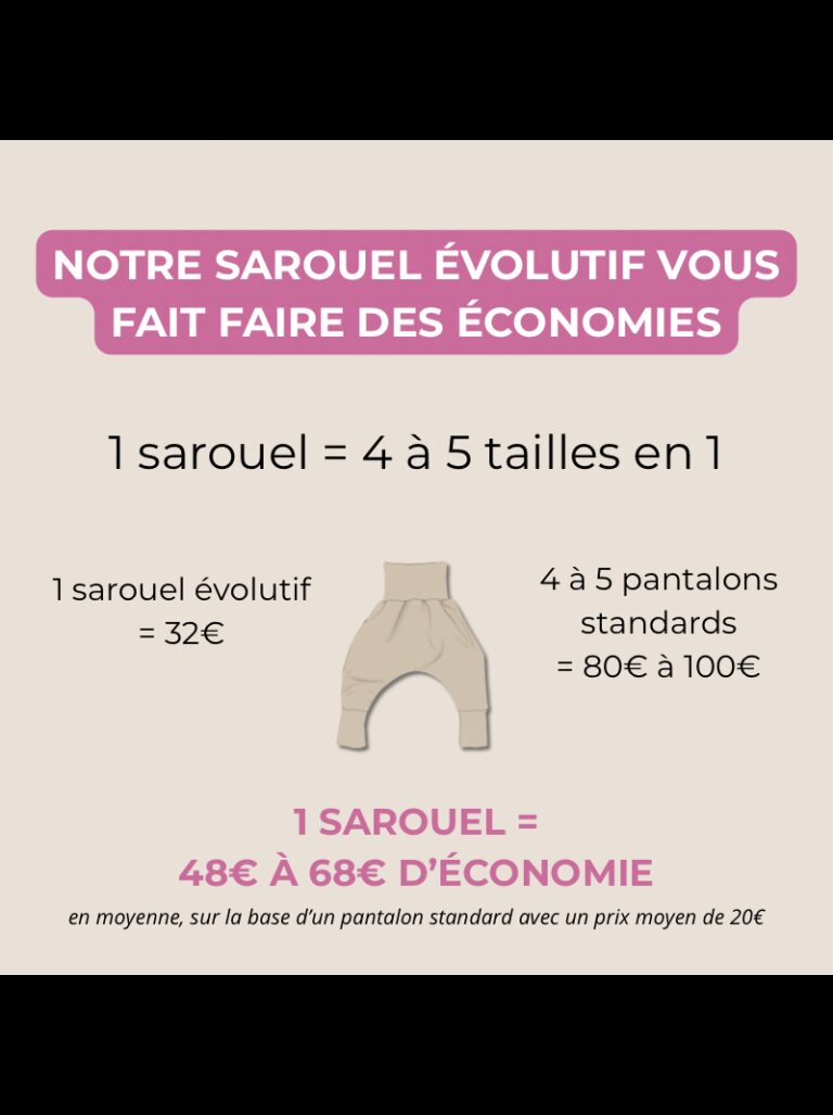 Les Mômes des Dômes - Sarouel évolutif Alani