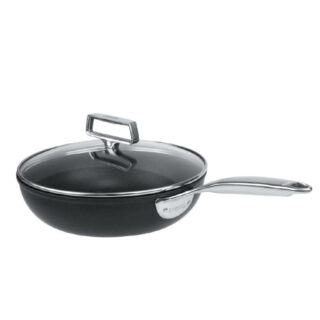 CRISTEL - Sauteuse CRISTEL Castel Pro Ultralu Céraliss+ 24cm avec couvercle