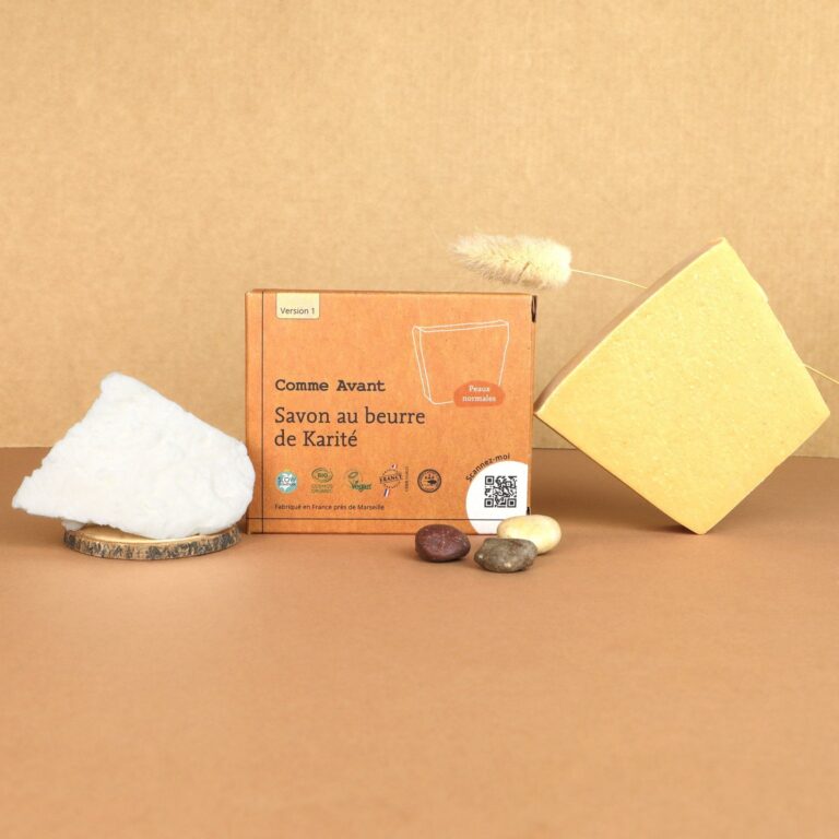 Comme Avant - Savon au beurre de karité - Version 1 – 1 pain de savon - 1kg