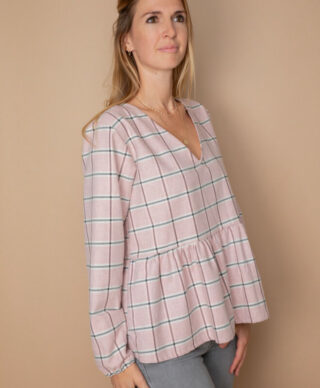 April et C - Blouse Lou – Carreaux