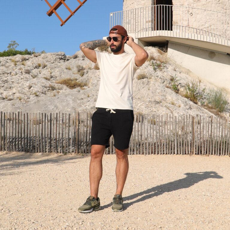 Comme Avant - Short en coton pour homme - Version 1 – XXL / Noir