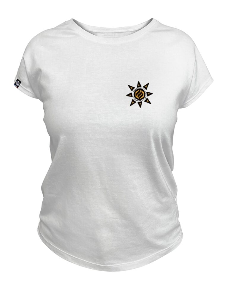 Adrenagliss - SOLEIL - TEE SHIRT FEMME FABRIQUÉ EN FRANCE EN COTON BIO – Gris chiné