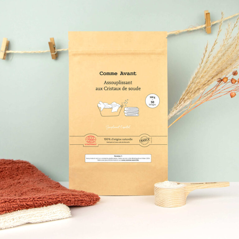Comme Avant - Assouplissant en poudre aux cristaux de soude - Version 1 – 1 assouplissant - 500g