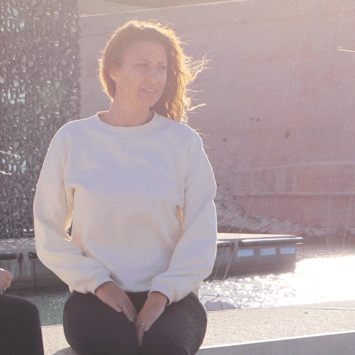 Comme Avant - Sweat en coton pour femme - Version 1 – Taille 3 / Écru