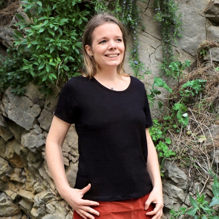 Comme Avant - T-shirt en lin pour femme - Version 2 – XXXL / Blanc