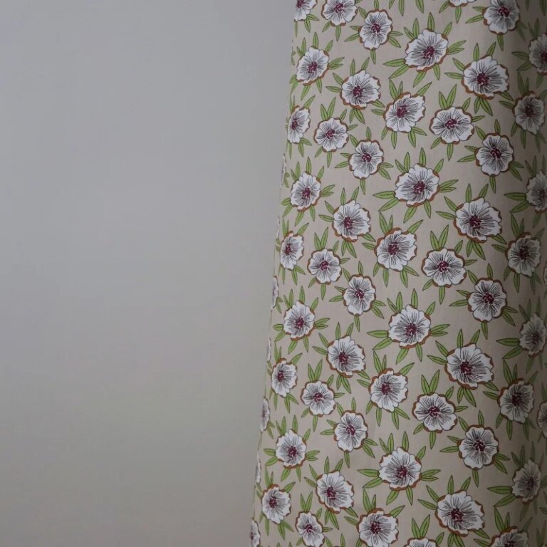 Fleur de Soleil - Tablier enduit Etamine – Sans poche