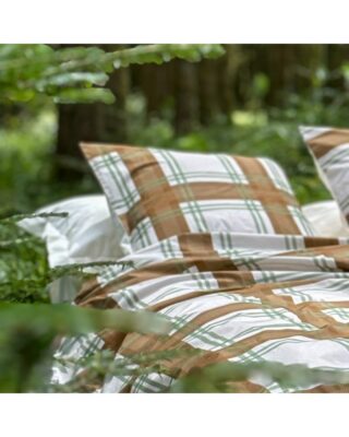 Taie d’oreiller en Percale imprimée Terre vosgienne 65x65cm ou par la marque Blanc de Gérardmer Blanc de Gérardmer - Taie d’oreiller en Percale imprimée Terre vosgienne 65x65cm ou