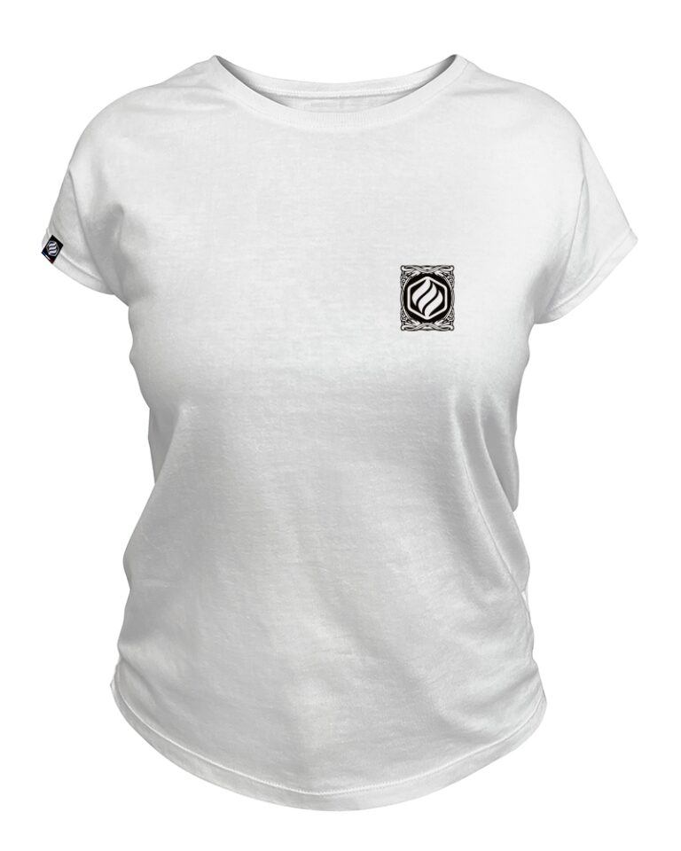 Adrenagliss - TIKI - TEE SHIRT FEMME FABRIQUÉ EN FRANCE EN COTON BIO – Gris chiné
